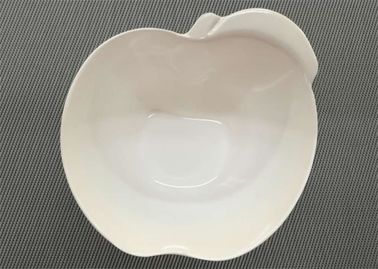 Apple forment la cuvette blanche de porcelaine du poids 154g du diamètre 15cm de cuvette de vaisselle de mélamine