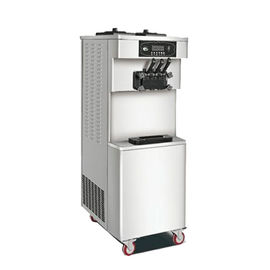 Congélateur de réfrigérateur commercial de trois saveurs, plancher tenant le fabricant de crème glacée mou de Gelato