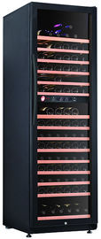 Congélateur de réfrigérateur commercial de refroidisseur de vin de compresseur avec la température supérieure et plus basse