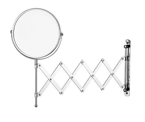 Miroir sans clou fixé au mur rotatif de beauté d'hôtel de salle de bains de maquillage de miroir de coiffeuse escamotable à la maison du miroir HD