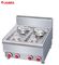 Équipement électrique 600*650*475mm de cuisine de cuiseur de Chaud-plat de partie supérieure du comptoir de JUSTA