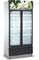 Congélateur de réfrigérateur commercial LC-1000M2F, étalage vertical avec la porte en verre