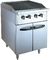 Gril de roche de lave de gaz de l'acier inoxydable 380V avec le Cabinet 12KW pour des équipements de cuisine