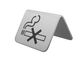 Signes empilables de tente de Tableau de solides solubles/indicateur « non-fumeurs » « de service d'étage de symbole d'avertissement de zone fumeur »