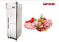 Congélateur de réfrigérateur commercial de norme européenne construit dans le système de refroidissement de fan