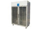Porte en verre approuvée par CE Portée-dans le congélateur de réfrigérateur commercial importé par réfrigérateur droit de compresseur d'Embraco