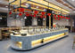 Buffet chaud d'affichage adapté par stations de plat de friction de buffet d'équipement de restaurant