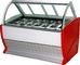 Étalage commercial économiseur d'énergie de congélateur de réfrigérateur de crème glacée