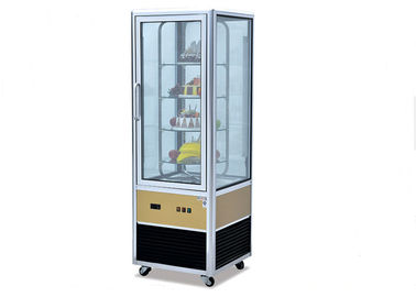 Refroidisseur en verre d'affichage de gâteau des côtés CP-400 quatre/congélateur de réfrigérateur commercial