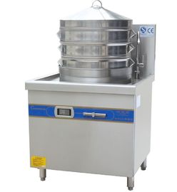 Cuisinière chinoise à vapeur en acier inoxydable Cuisinière à vapeur à tête unique Cuisinière à vapeur ultra-silencieuse et facile à nettoyer
