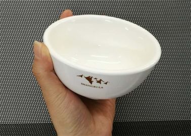 La vaisselle de porcelaine du poids 181g place le bol de soupe rond en céramique avec le logo Dia.10cm