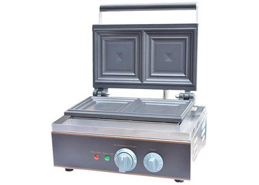 Presse électrique 1550W/220~240V, équipement de sandwich à fabricant de gaufre de sandwich à acier inoxydable de snack-bar