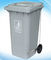 protection de l'environnement d'équipements de poubelle de déchets de roue de côté de pédale du pied 120L/service d'étage