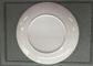 Plat de vaisselle de mélamine du poids 200g du diamètre 25cm/plats de porcelaine blancs