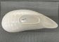 La trompette blanche de vaisselle de mélamine - Shell - formez le poids 405g de la longueur 25cm de plat
