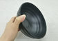 Cuvette d'imitation de porcelaine de cuvette de Noodels de couleur de noir du poids 271g du diamètre 16cm