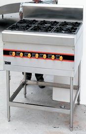 Type de plancher Poêle à cuisson à gaz commerciale de 40 kW 4-8 brûleur