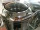 Secouez le réchauffeur de soupe à Roung de Cookwares d'acier inoxydable d'articles avec le vitrail/couvercle 10Ltr