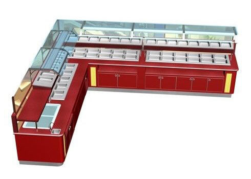 Équipement de buffet commercial pour restaurants en forme de L