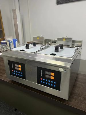 Pâtisserie en acier inoxydable multifonctionnelle Pâtisserie à l'huile de levage automatique Pâtisserie à poulet Chicken Chop Frites Pâtes de poisson